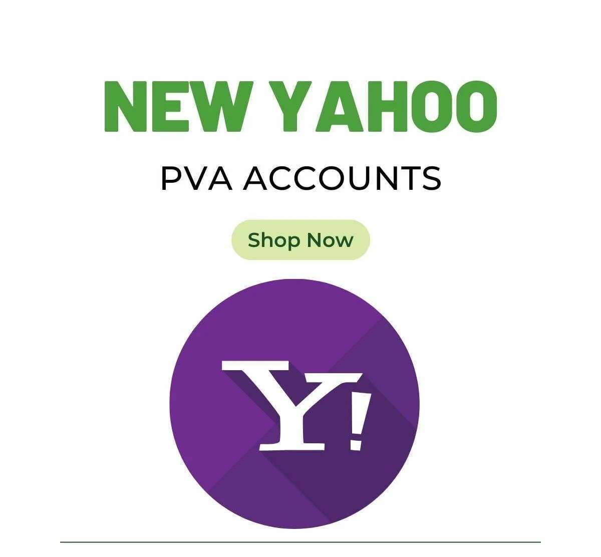 3 Yahoo PVA Account